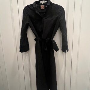 La Sirenuse Positano cotton embroidered belted shirtdress